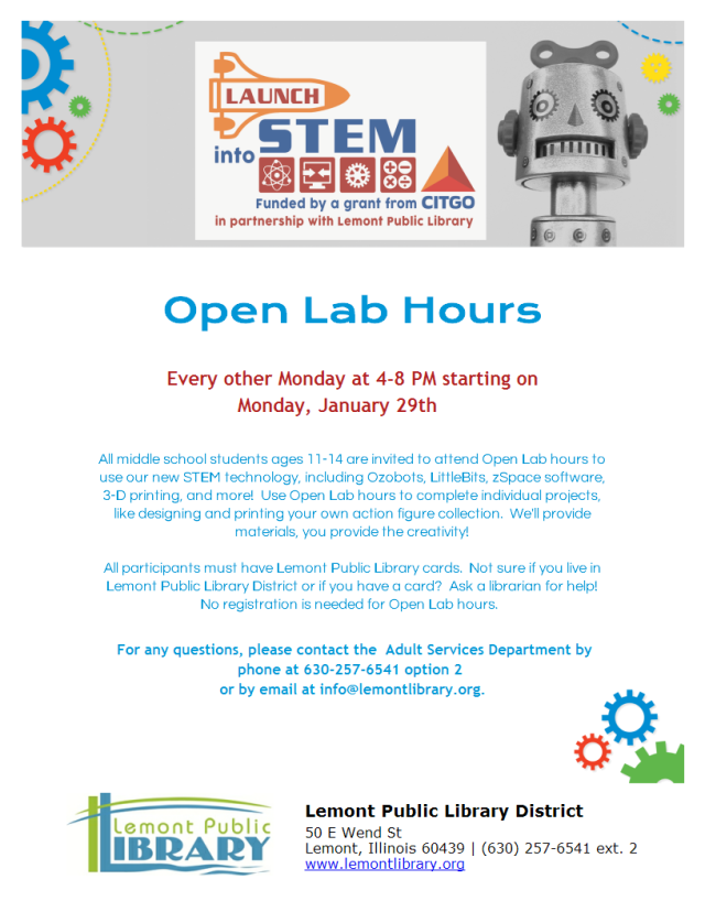 Open Lab Hours